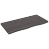 Seinähylly tummanruskea 100x50x(2-4) cm käsitelty täystammi