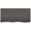Seinähylly tummanruskea 100x50x(2-4) cm käsitelty täystammi