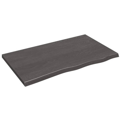 Seinähylly tummanruskea 100x60x(2-4) cm käsitelty täystammi