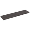 Seinähylly tummanruskea 120x30x(2-4) cm käsitelty täystammi