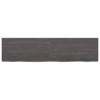 Seinähylly tummanruskea 120x30x(2-6) cm käsitelty täystammi
