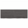 Seinähylly tummanruskea 120x40x(2-4) cm käsitelty täystammi