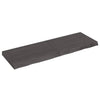 Seinähylly tummanruskea 120x40x(2-6) cm käsitelty täystammi
