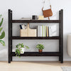 Seinähylly tummanruskea 120x40x(2-6) cm käsitelty täystammi