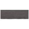 Seinähylly tummanruskea 120x40x(2-6) cm käsitelty täystammi