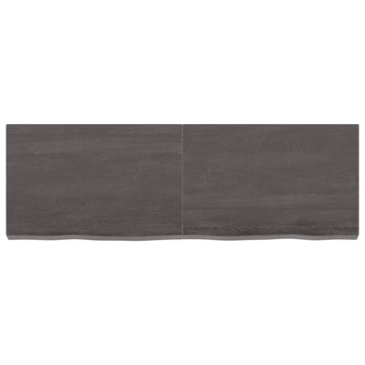 Seinähylly tummanruskea 120x40x(2-6) cm käsitelty täystammi