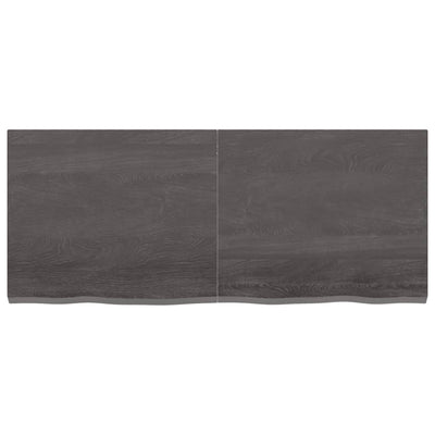 Seinähylly tummanruskea 120x50x(2-4) cm käsitelty täystammi