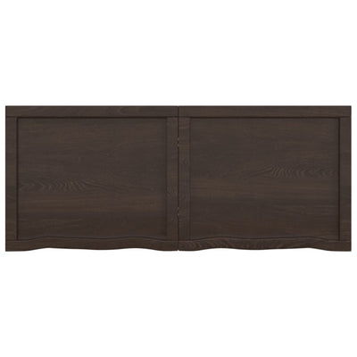 Seinähylly tummanruskea 120x50x(2-6) cm käsitelty täystammi