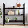 Seinähylly tummanruskea 120x60x(2-4) cm käsitelty täystammi