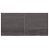 Seinähylly tummanruskea 120x60x(2-4) cm käsitelty täystammi