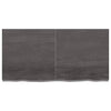 Seinähylly tummanruskea 120x60x(2-6) cm käsitelty täystammi