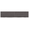 Seinähylly tummanruskea 140x30x(2-4) cm käsitelty täystammi