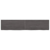 Seinähylly tummanruskea 140x30x(2-6) cm käsitelty täystammi