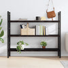 Seinähylly tummanruskea 140x40x(2-4) cm käsitelty täystammi