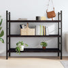 Seinähylly tummanruskea 140x50x(2-4) cm käsitelty täystammi