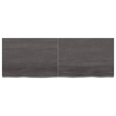 Seinähylly tummanruskea 140x50x(2-4) cm käsitelty täystammi