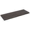 Seinähylly tummanruskea 140x50x(2-6) cm käsitelty täystammi