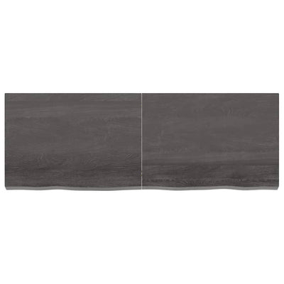 Seinähylly tummanruskea 140x50x(2-6) cm käsitelty täystammi