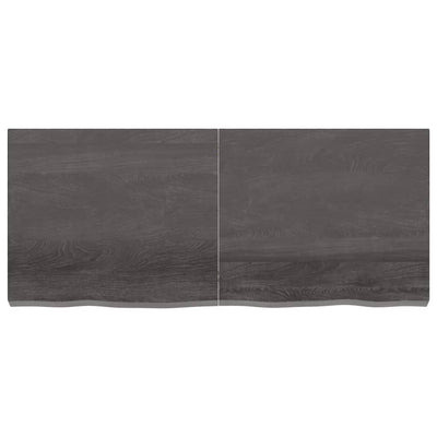 Seinähylly tummanruskea 140x60x(2-6) cm käsitelty täystammi