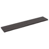 Seinähylly tummanruskea 160x30x(2-4) cm käsitelty täystammi