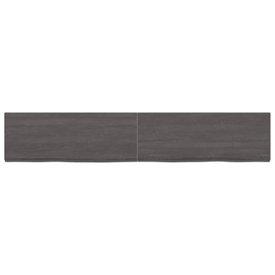 Seinähylly tummanruskea 160x30x(2-4) cm käsitelty täystammi