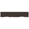 Seinähylly tummanruskea 160x30x(2-4) cm käsitelty täystammi