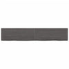 Seinähylly tummanruskea 160x30x(2-6) cm käsitelty täystammi