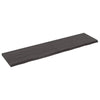 Seinähylly tummanruskea 160x40x(2-4) cm käsitelty täystammi