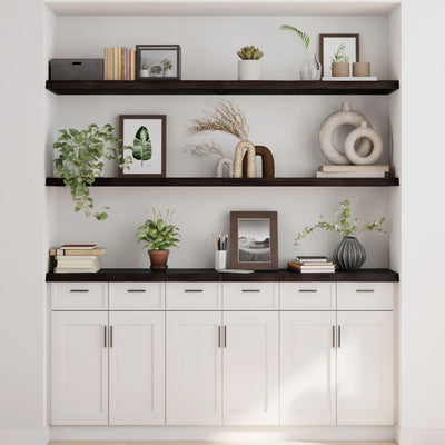 Seinähylly tummanruskea 160x40x(2-4) cm käsitelty täystammi