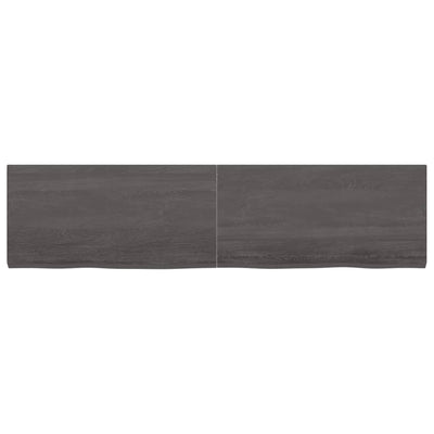 Seinähylly tummanruskea 160x40x(2-4) cm käsitelty täystammi