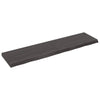 Seinähylly tummanruskea 160x40x(2-6) cm käsitelty täystammi