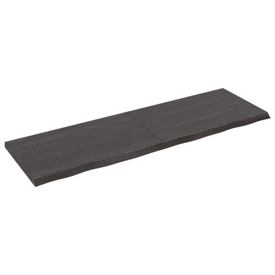 Seinähylly tummanruskea 160x50x(2-4) cm käsitelty täystammi