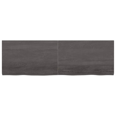 Seinähylly tummanruskea 160x50x(2-4) cm käsitelty täystammi
