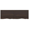 Seinähylly tummanruskea 160x50x(2-4) cm käsitelty täystammi