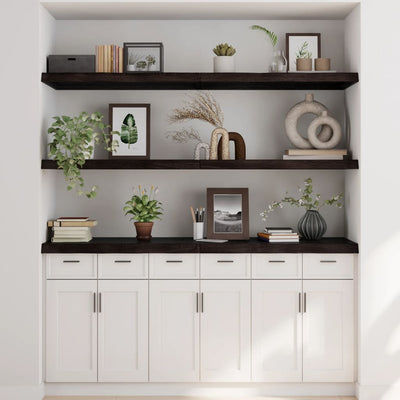 Seinähylly tummanruskea 160x50x(2-6) cm käsitelty täystammi