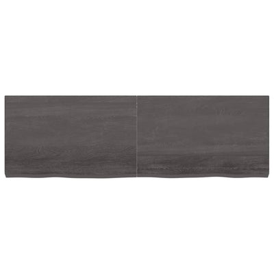 Seinähylly tummanruskea 160x50x(2-6) cm käsitelty täystammi