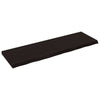 Seinähylly tummanruskea 160x50x(2-6) cm käsitelty täystammi