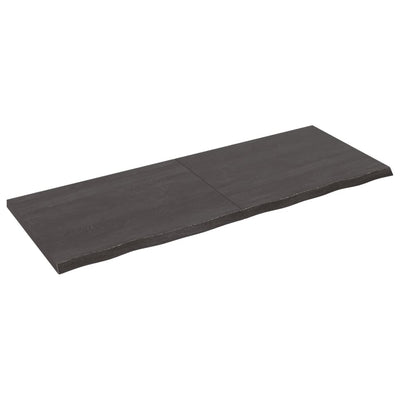 Seinähylly tummanruskea 160x60x(2-4) cm käsitelty täystammi