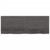 Seinähylly tummanruskea 160x60x(2-4) cm käsitelty täystammi