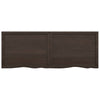 Seinähylly tummanruskea 160x60x(2-4) cm käsitelty täystammi