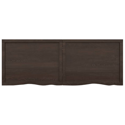 Seinähylly tummanruskea 160x60x(2-4) cm käsitelty täystammi
