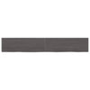 Seinähylly tummanruskea 180x30x(2-4) cm käsitelty täystammi