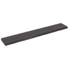 Seinähylly tummanruskea 180x30x(2-6) cm käsitelty täystammi