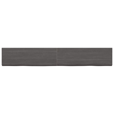 Seinähylly tummanruskea 180x40x(2-4) cm käsitelty täystammi
