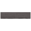 Seinähylly tummanruskea 180x40x(2-6) cm käsitelty täystammi