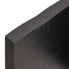 Seinähylly tummanruskea 180x50x(2-4) cm käsitelty täystammi