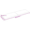 Seinähylly tummanruskea 180x50x(2-4) cm käsitelty täystammi