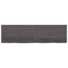 Seinähylly tummanruskea 180x50x(2-6) cm käsitelty täystammi