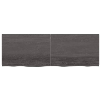 Seinähylly tummanruskea 180x60x(2-4) cm käsitelty täystammi