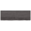 Seinähylly tummanruskea 180x60x(2-6) cm käsitelty täystammi